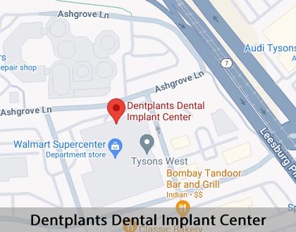 Map image for Dentures and Partial Dentures in Tysons, VA